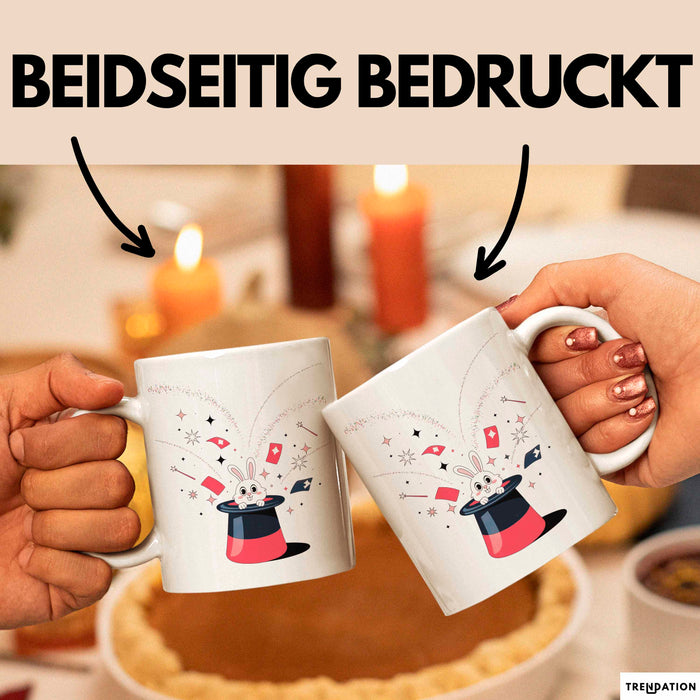 Zauberer Tasse Geschenk Lustige Geschenkidee Spruch Für Magie Fans Weiß Trendation