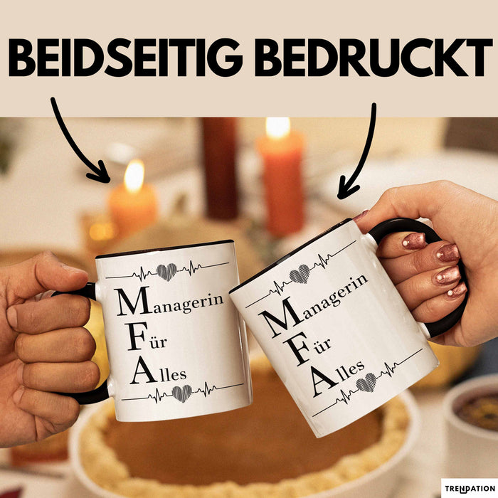 Medizinischer Assistent Arzt Tasse Geschenk Lustige Geschenkidee Spruch Managerin Für Alles Trendation