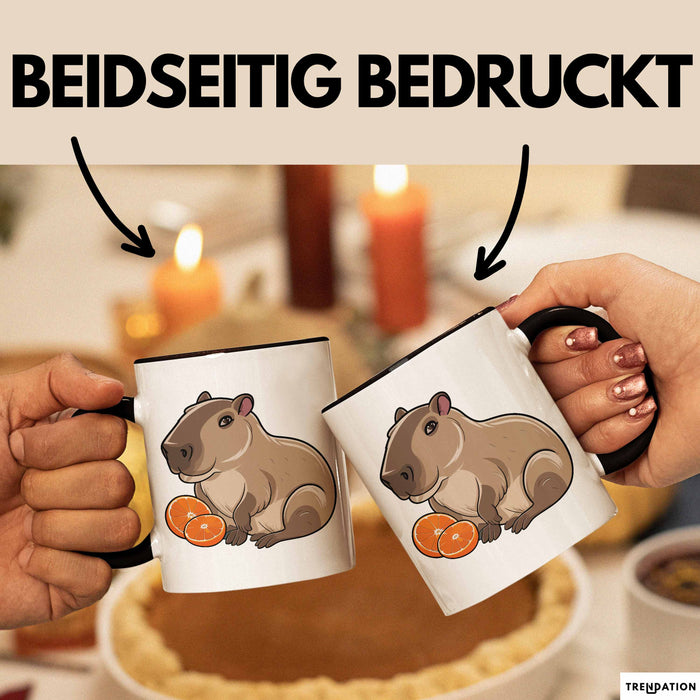 Capybara Tasse Geschenk Lustig Capybara-Liebhaber Trendation