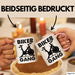 Biker Gang Tasse Geschenk Cardio Zuhause Fitness-Bike Geschenkidee Becher Rosa Trendation