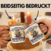 Lustige Tasse Waschbär Heute Möchte Ich Was Mit Menschen Machen Schubsen Wäre Toll Sarkasmus Ironier Humor Kaffee-Becher Schwarz Trendation
