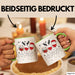 Wein-Trinker Geschenk Weihnachten Rotwein Geschenkidee Weintrinkerin Grafik Kaffee-Becher Grün Trendation