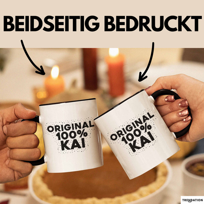 Kai Tasse Original 100% Kai Geschenk Schwarz Trendation