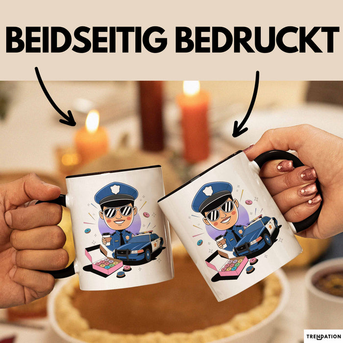 Polizist Tasse Geschenk Lustige Geschenkidee Spruch Für Strafverfolgung Trendation