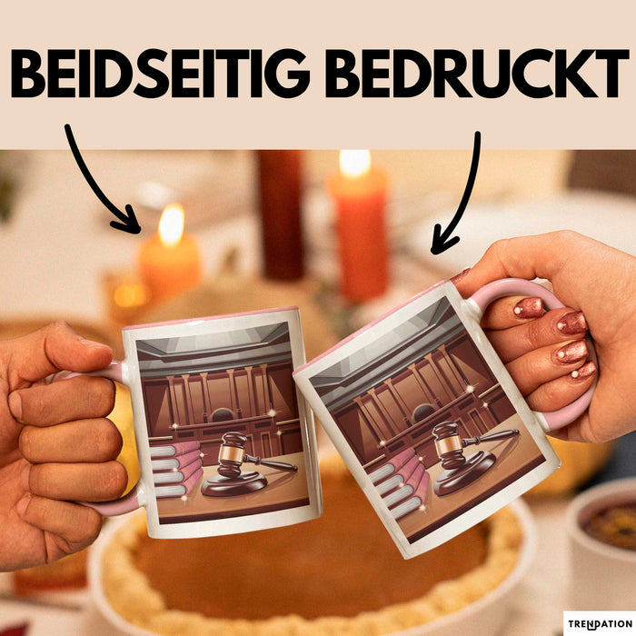 Gerichtsschreiber Tasse Geschenk Lustige Geschenkidee Spruch Für Gerichtspersonal Rosa Trendation