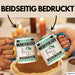 Musikverleger Tasse Geschenk für Musikverleger Geburtstag Lustiger Spruch Kaffee-Becher Was Ist Deine Superkraft Blau Trendation