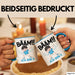 Tasse BÄÄM Ich bin 7 Kindergeburtstagsgeschenk mit DabTanz Blau Trendation