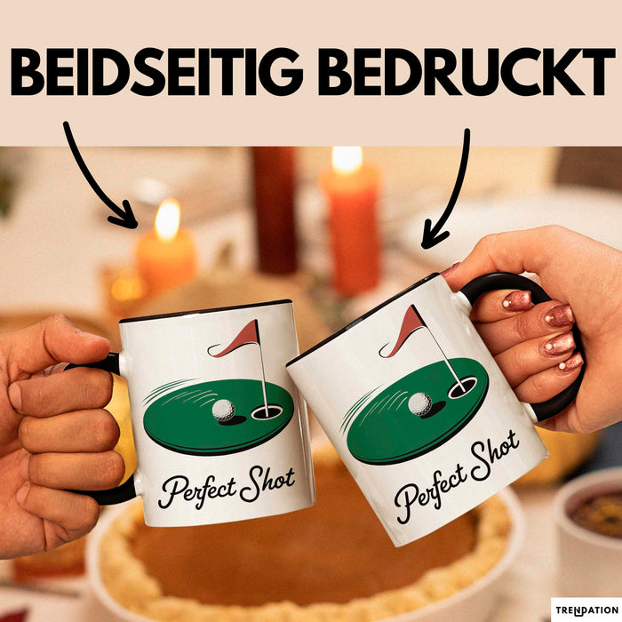 Golf Liebhaber Tasse Perfekter Schlag Geschenkidee Trendation