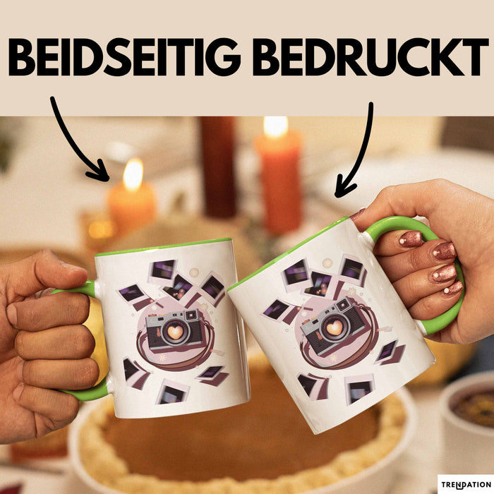 Fotograf Tasse Geschenk Lustige Geschenkidee Spruch Für Kamera Liebhaber Grün Trendation