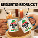 Papa Elf Tasse Geschenk Weihnachten Papa Geschenkidee Papaelfe Blau Trendation