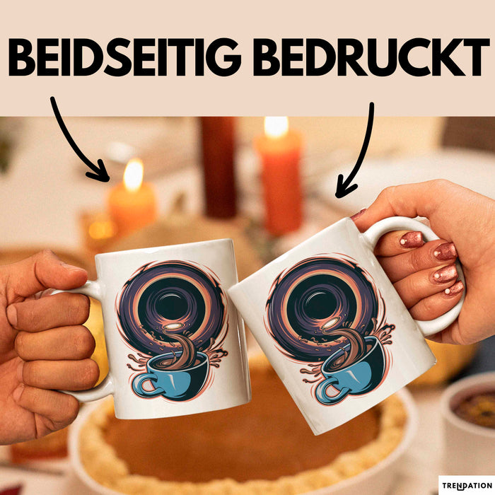 Weltraum Nerd Tasse Geschenkidee für Astronomie Fans Weiß Trendation