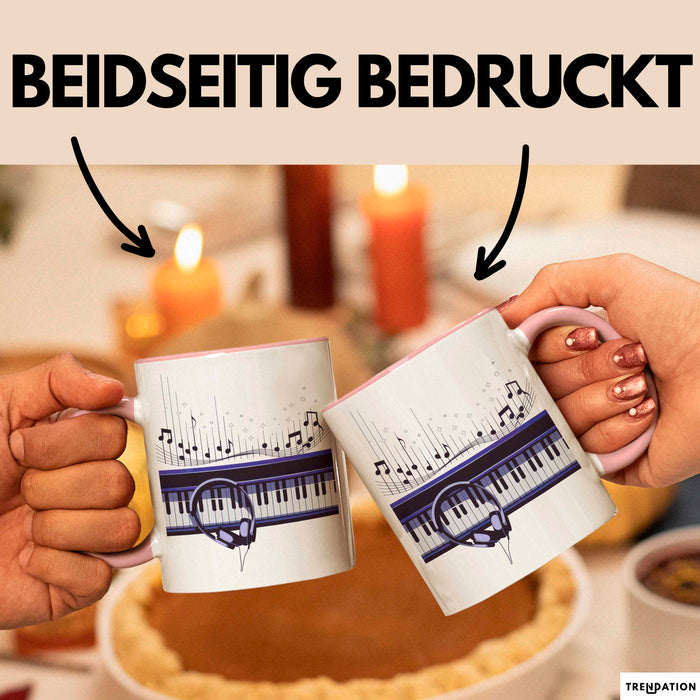 Musiker Tasse Geschenk Lustige Geschenkidee Spruch Für Musik Schaffende Rosa Trendation