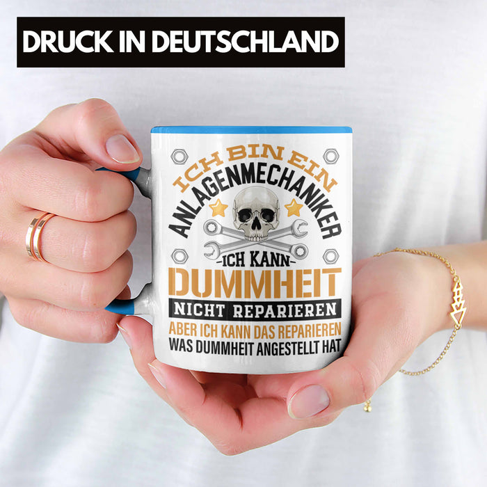 Anlagenmechaniker Tasse Geschenk Spruch Männer Trendation