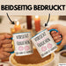 Hundeliebhaber Tasse Geschenk Lustiger Spruch Vorsicht Vor Dem Frauchen Blau Trendation