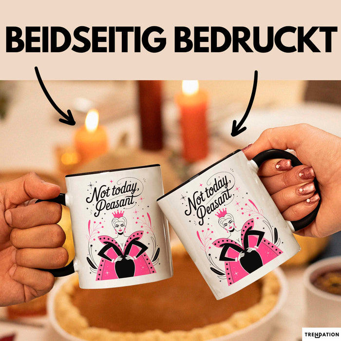 Freche Königin Tasse Geschenk Lustige Geschenkidee Spruch Für Starke Persönlichkeiten Trendation