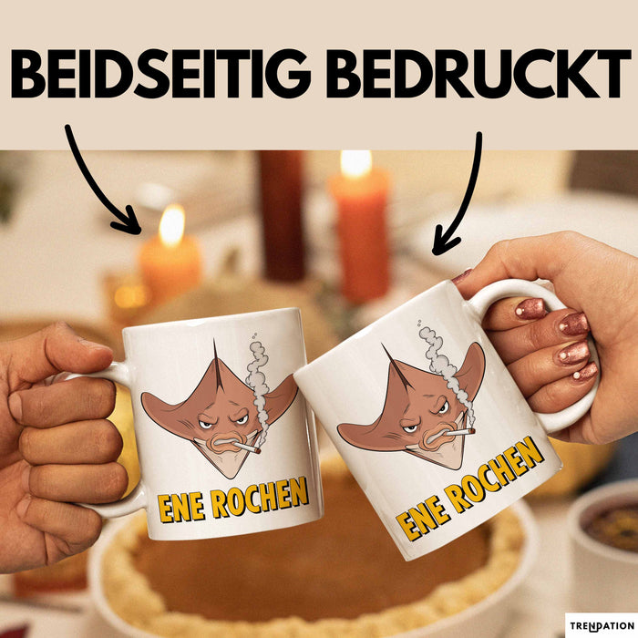 Rochen Humor Tasse Geschenk Ene Rochen Geschenkidee Geburtstag Angler