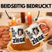 Ziegenbauer Ziegen Tier Tasse Geschenk Lustige Geschenkidee Spruch In Mir Steckt Eine Ziege Weiß Trendation