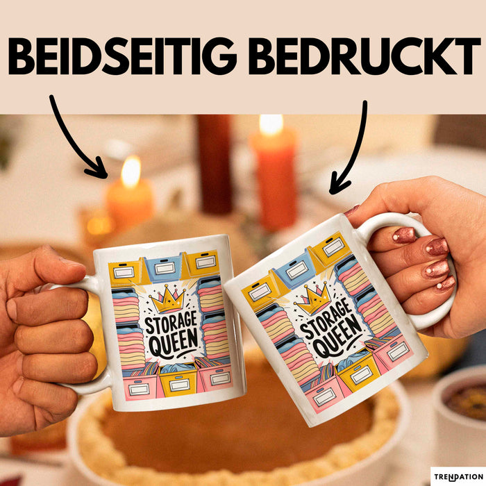 Haushalts Organisator Tasse Geschenk Lustige Geschenkidee Spruch Für Ordentliche Zuhause Liebhaber Weiß Trendation