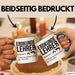 Geografielehrer Unterricht Tasse Geschenk Lustige Geschenkidee Spruch Erdkunde Lehrer Blau Trendation