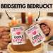 Coole Oma Tasse Geschenk Muttertag Lustiger Spruch Richtig Cool Schwarz Trendation