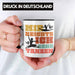 Trendation - Ballett Ballerina Tänzerin Tasse Mädchen Geschenk Frauen Tanzen Geschenkidee Kaffeetasse Schwarz Trendation