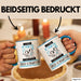 Singer-Songwriterin Tasse Geschenk Becher Stark Attraktiv Furchtlos Singer-Songwriterin Lustige Geschenkidee Blau Trendation