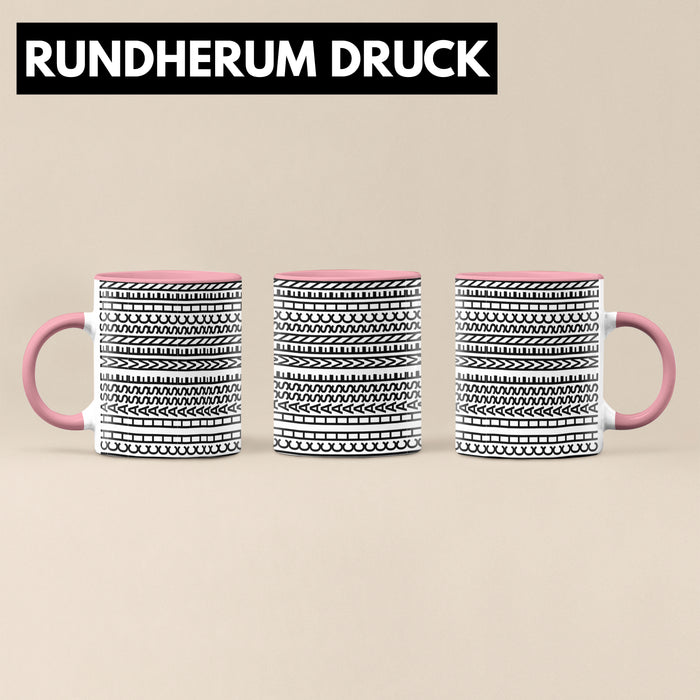 Ich Hasse Menschen Tasse Lustiges Geschenk Allover-Print Quer Lesen Trendation