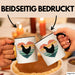 Huhn Tier Bauer Tasse Becher Geschenk Lustige Geschenkidee Spruch Hühnerherz Schwarz Trendation