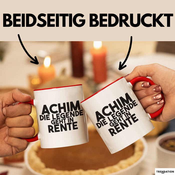 Achim Tasse Achim – Die Legende Geht In Rente Geschenk