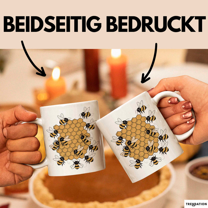 Imker Tasse Geschenkidee Honigmacher Lustiger Spruch Geschenkidee Lustig Weiß Trendation