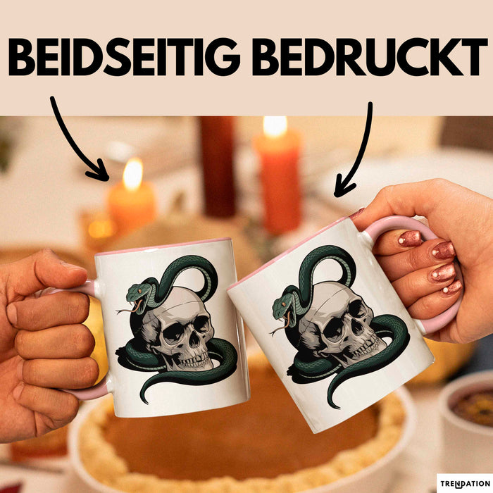 Reptilienhalter Tasse Geschenkidee Echsen Schlangenliebhaber Geschenkidee Lustig Rosa Trendation