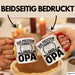 Neffe Opa Geschenk Tasse Geschenkidee für Besten Opa Die Meisten Menschen Rufen Mich Beim Namen Aber die Wichtigen Nennen Mich Opa Kaffee-Becher Rot Trendation