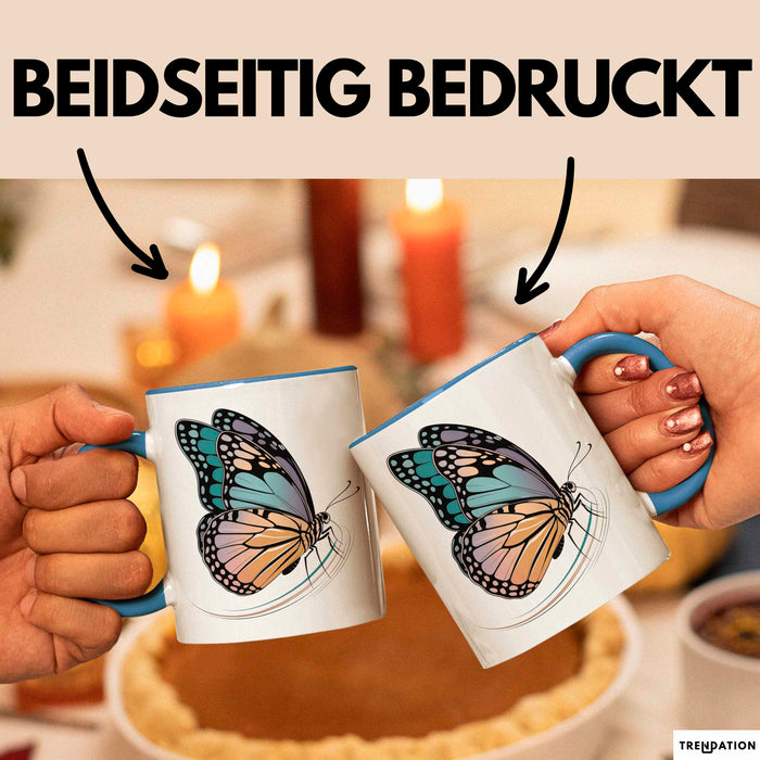 Lebensexperte Tasse Geschenkidee Persönlichkeitsentwickler Blau Trendation