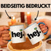 Schweden Skandinavien Schwedisch Tasse Geschenk Lustige Geschenkidee Spruch Hej Blau Trendation