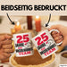 25 Jahre Tasse Geschenk Hochzeitstag Unschlagbares Team Spruch Weiß Trendation