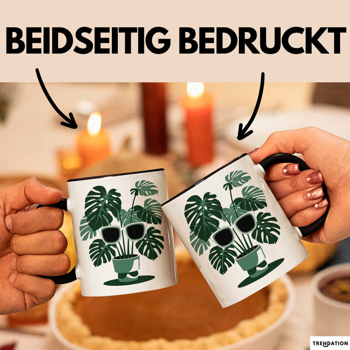 Pflanzenmama Tasse Geschenkidee für Zimmerpflanzen Pflegerin Trendation