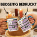 DJ Geschenk Tasse Lustiger Spruch Erheben Sie Sich Der DJ Betritt den Raum Blau Trendation