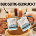 Tiermaler Geschenk Tasse So Gut Kann Nur Ein Tiermaler Aussehen Geschenkidee Kaffee-Becher Blau Trendation