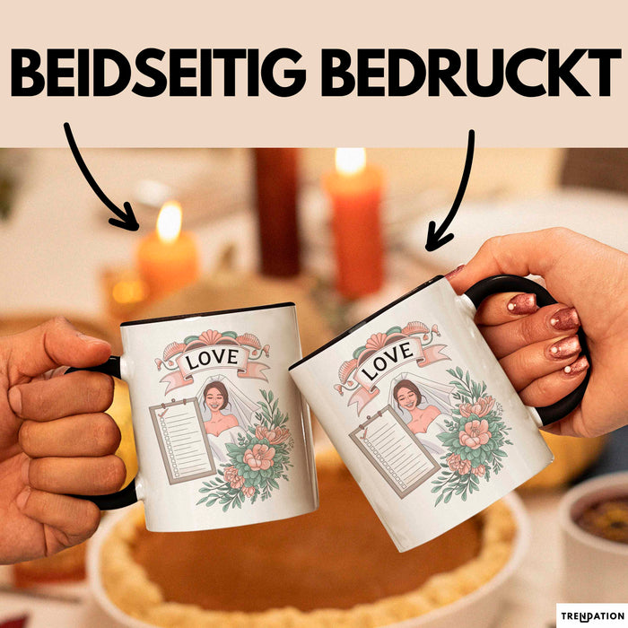 Hochzeits Planer Tasse Geschenk Lustige Geschenkidee Spruch Für Große Tag Experten Trendation
