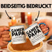 Spieler Papa Tasse Geschenk Lustige Geschenkidee Spruch Gamer Papa Blau Trendation