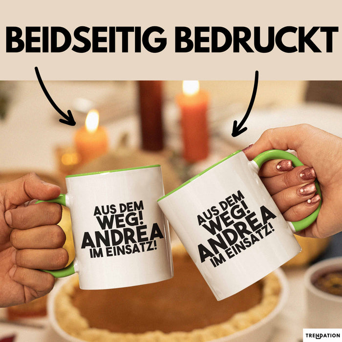 Andrea Tasse Aus Dem Weg! Andrea Im Einsatz! Geschenk