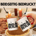 Berlin Tasse Geschenk Stadt Deutschland Hauptstadt Becher Rot Trendation