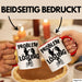 Mountainbike Tasse Geschenk für Mountainbiker Männer Geschenkidee Problem und Lösung Mountainbike Berge MTB Rot Trendation
