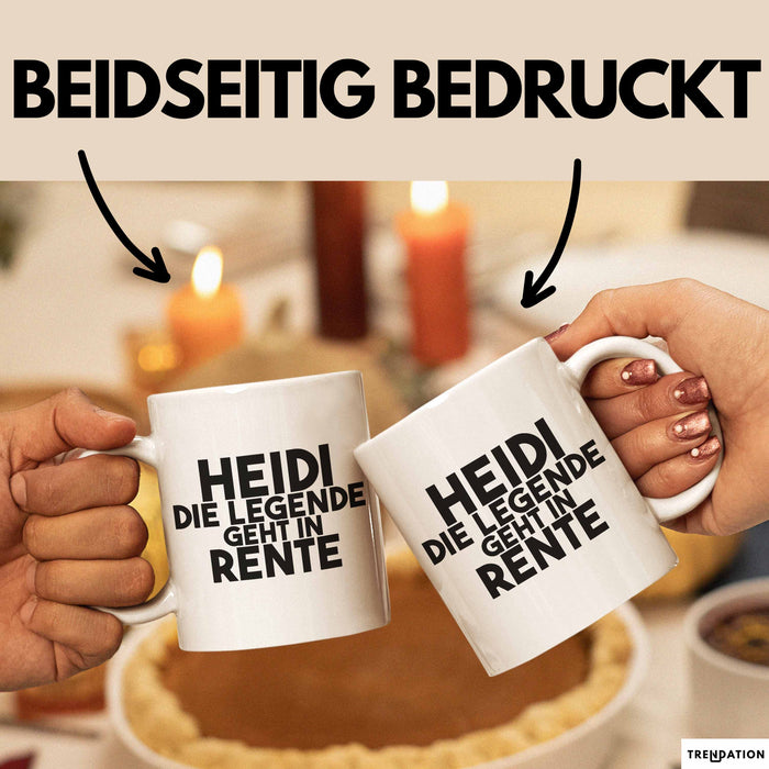 Heidi Tasse Heidi – Die Legende Geht In Rente Geschenk