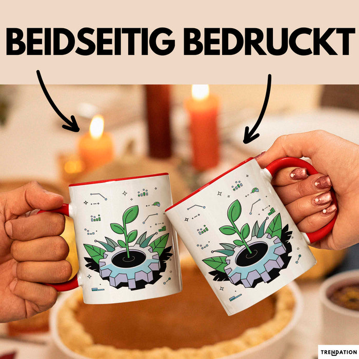 Nachhaltigkeits Berater Tasse Geschenk Lustige Geschenkidee Spruch Für Grüne Berater Rot Trendation