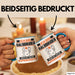 Halbbruder Tasse Geschenk für Halbbruder Geburtstag Lustiger Spruch Kaffee-Becher Was Ist Deine Superkraft Blau Trendation