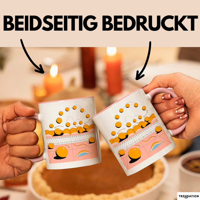 Animator Tasse Geschenk Lustige Geschenkidee Spruch Für Bewegungs Macher Rosa Trendation