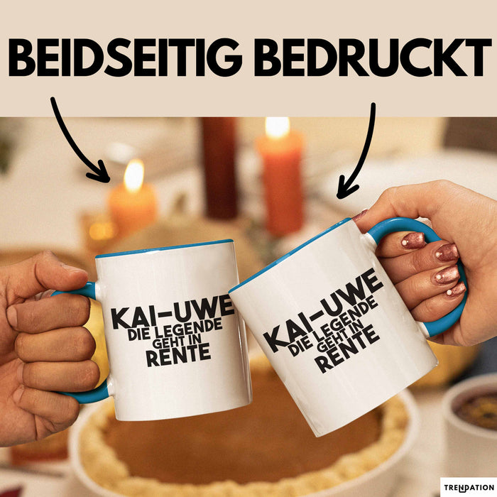 Kai-Uwe Tasse Kai-Uwe – Die Legende Geht In Rente Geschenk
