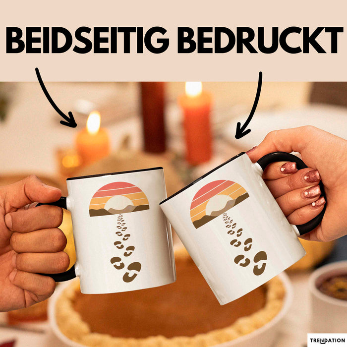 Wandern Tasse Geschenkidee Pfad Entdecker Lustiger Spruch Geschenkidee Lustig Trendation
