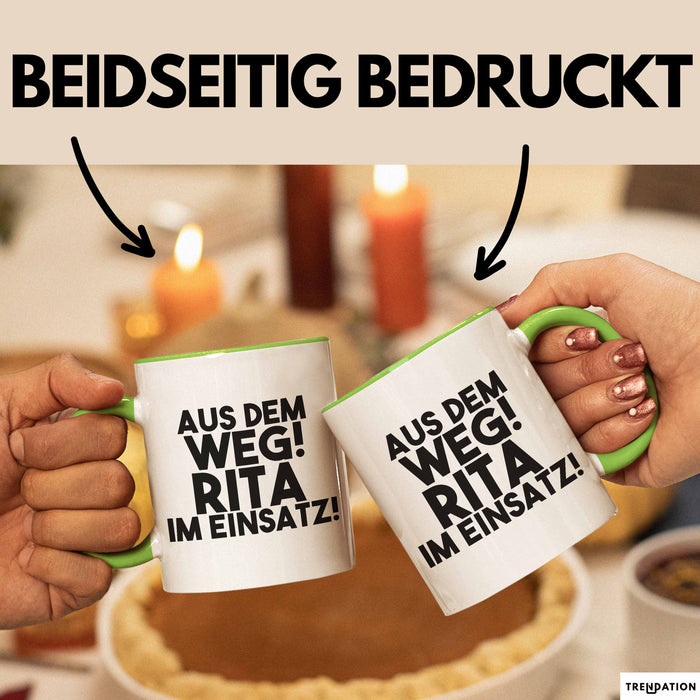 Rita Tasse Aus Dem Weg! Rita Im Einsatz! Geschenk